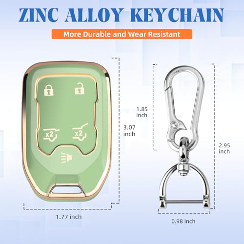 Funda para llave GMC contra caídas y arañazos de mandos Chevy de 5 botones 3