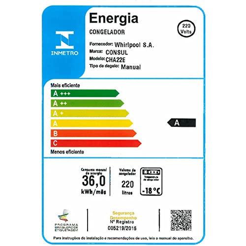 Freezer Horizontal Consul 220L - CHA22EB 110V