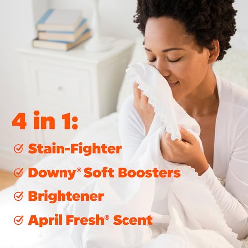 Tide Power PODs 2-in-1 Laundry Detergent Pods with Downy Soft Boosters, 18 Count,Lasting Freshness with April Fresh Scent