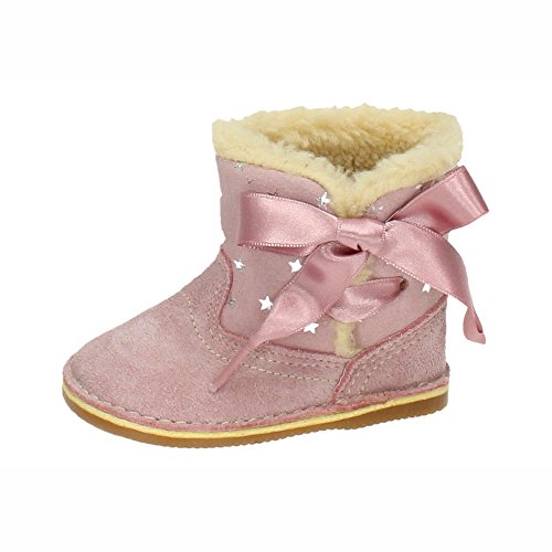 Bottes pour fille rose CITOS en taille 17 EU pour les premiers pas
