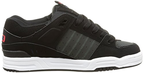 Image of Globe Fusion Skate Shoes Trainers - Black /Night /Red - UK 9 / US 10 / EU 43