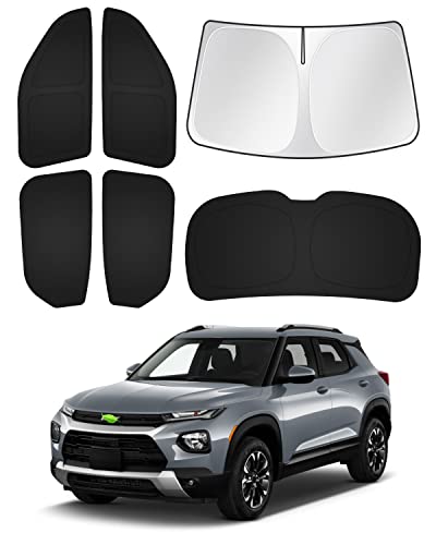 Sunshade for Chevrolet Trailblazer windshield and window covers (6pcs)