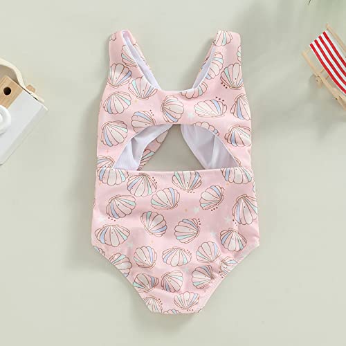 Toddler Baby Girls Swimwear Infant One Piece Swimsuit Bikini Sleeveless Hollow Bathing Suit Summer Beach Wear Outfit4