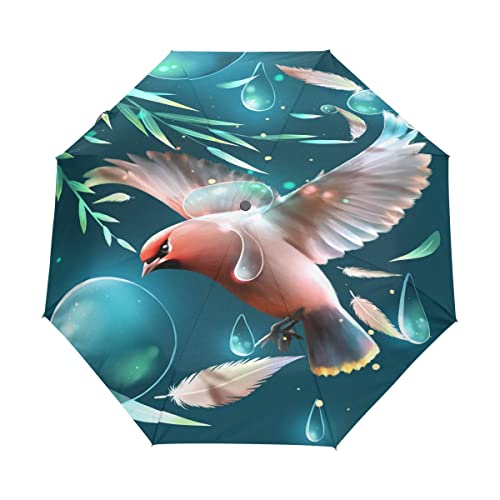 Parapluie pliable automatique coupe-vent et léger pour femme et homme