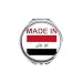 Made In Country Love Hand Compact Mirror Round Portable Pocket Glass