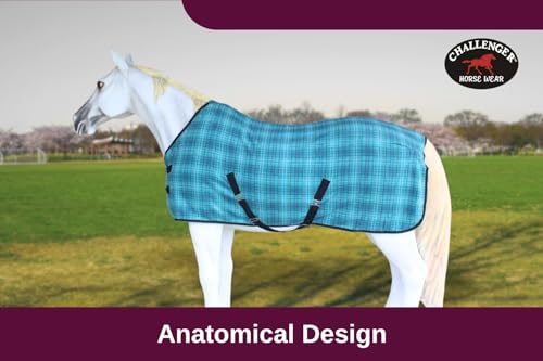 Image of Challenger Horse Polar Soft Fleece Cooler Liner Exercise Blanket Wicks Moisture 43EE07