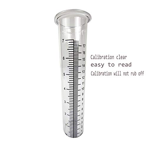 JOYBee 7inch Garden Glass Rain Gauge Replacement Tubes for Yard Garden Outdoor(Pack of 2) by JOYBEE HOME&GARDEN - Image 5