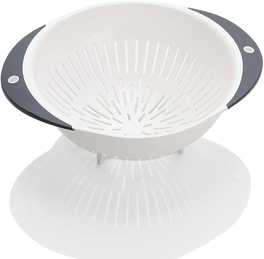 Plastic Colanders and Strainers, Sieves and Strainers, Multifunction Food Strainer with Silicone