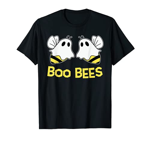 Boo Bees Couples Ghost Bee Funny Halloween Costume Maglietta