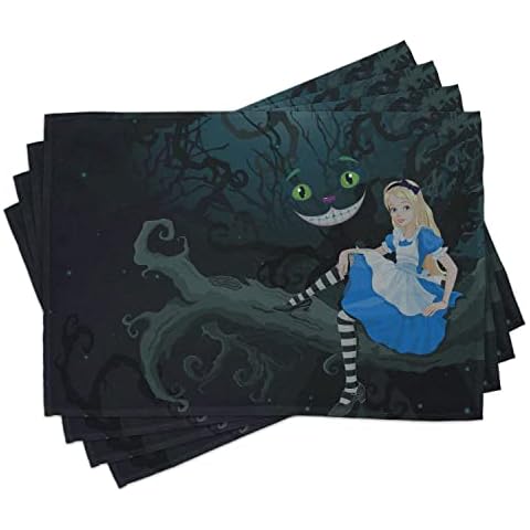 ABAKUHAUS Alice in Wonderland Placemats Set Cover