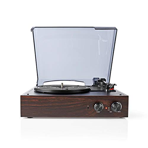 Platine Vinyle Bluetooth – 33/45 / 78 t/Min – Courroie – 1x Stereo RCA – 18 W – (Pré) amplificateur intégré – Conversion de MP3 – ABS/MDF – Marron - Les Beatles, Paul McCartney, John Lennon, RIngo Starr, George Harrison Platine Vinyle Bluetooth - 33/45 / 78 t/Min - Courroie - 1x Stereo RCA - 18 W - (Pré) amplificateur intégré - Conversion de MP3 - ABS/MDF - Marron