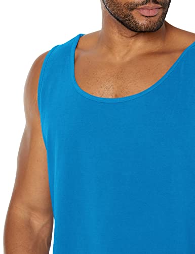 Image of Comfort Colors Men's Adult Pocket Tank Top, Style 9330 (X-Large, Royal Caribe)