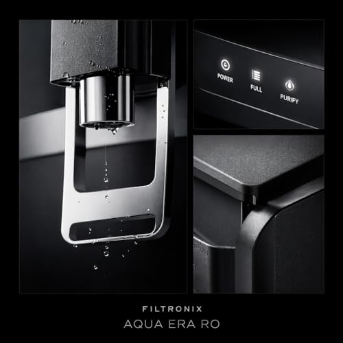 Image of Aqua Era RO Water Purifier for Home| High Capacity 9Liter Tank| 7 Stage Advanced Filtration| RO+PP+Sed+Carbon+Alk+Zinc+Copper| 4000 TDS | Best RO for Home, Office & Family (CHARCOAL BLACK)