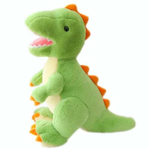 YUKOUQIAN Dinosaur Stuffed Animal Cute Dinosaur Plush Tyrannosaurus Toy 9.8 inch for Girls Boys (kaizuilong lvse)