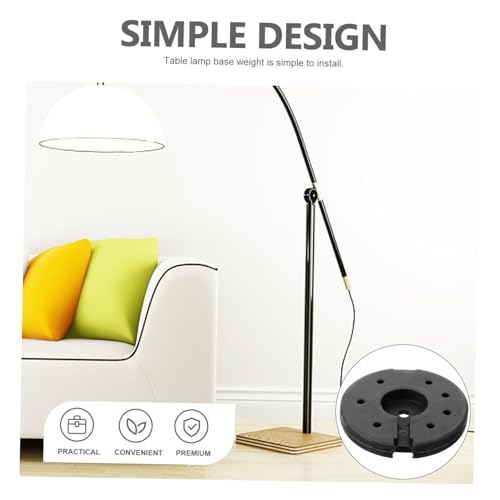 Base para lámpara de mesa redonda económica con diseño simple y peso ligero funcional 7
