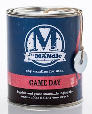 Eco Candle Co.The Mandle Soy Candle for Men - Scents of Freshly Cut Grass - Game Day, 15 oz. Paint Can - 100% Soy Wax, No Lead, Hand Poured, Phthalate Free, Made from Midwest Grown Soybeans