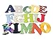 Alphabet Baby Quilt Kit, Colorful Patchwork Design with A-Z Letters, Nursery Bedding with Decorative Border, Sewing Kit (Boys)