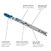 Bosch T118A 5 pc. 3-5/8 in. 17-24 TPI Basic for Metal T-Shank Jig Saw Blades