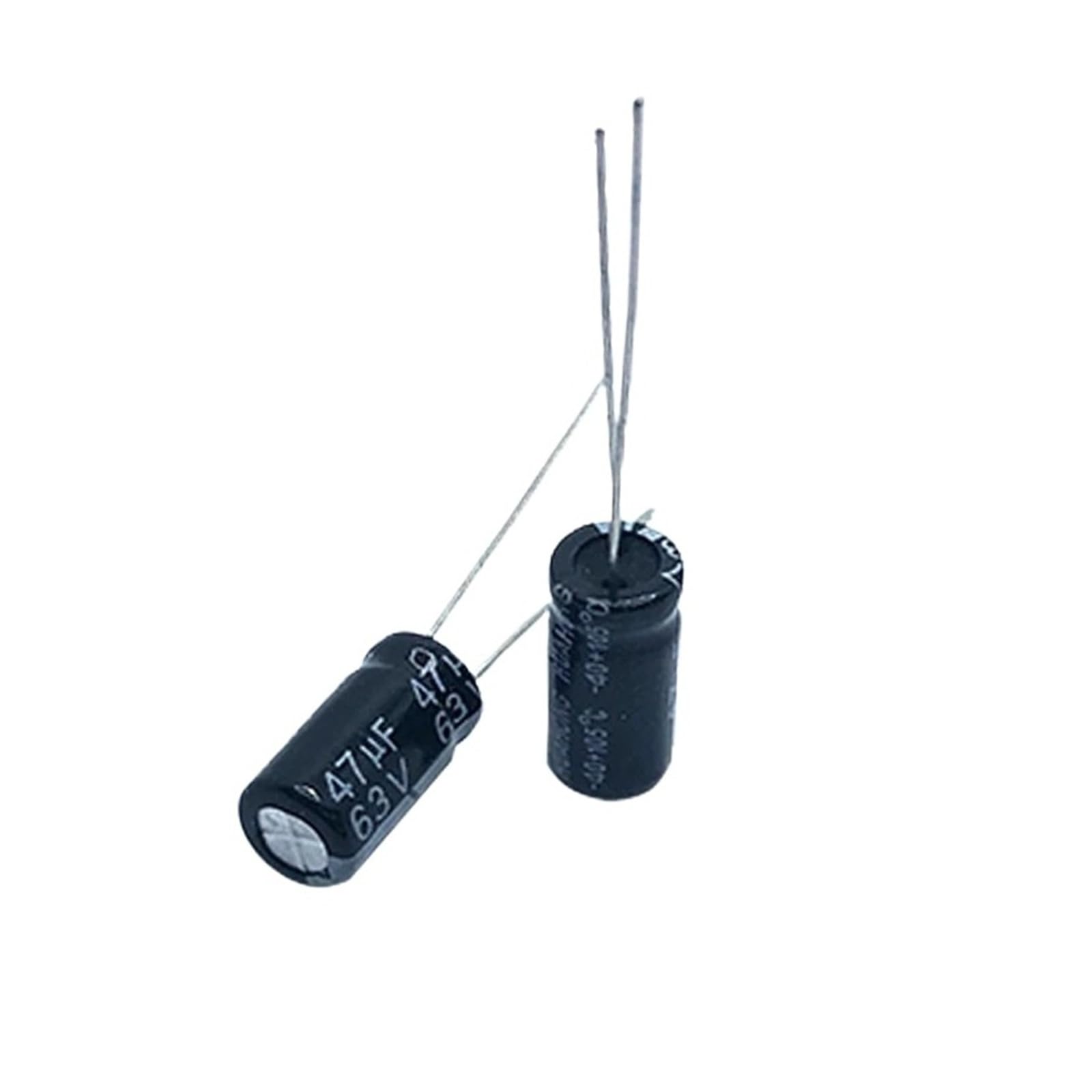 Condensateurs électrolytiques 63v47uf 6x11mm en aluminium de haute précision pour audio