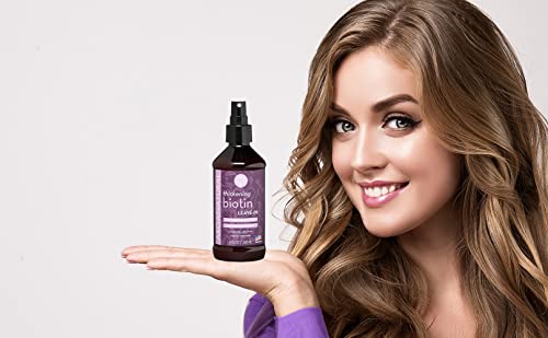 Arganatural Hair Leave In Conditioner & Detangler With Thickening Biotin, 8 Fl Oz Spray Bottle, Helps Fortify Weak Thinning Hair #TOP1