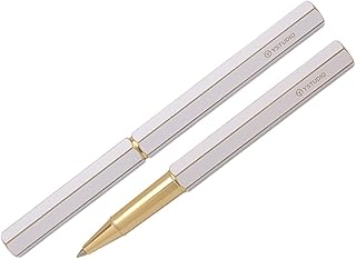 YSTUDIO Ystudio Classic Revolve-Bolígrafo de punta rodante, color blanco