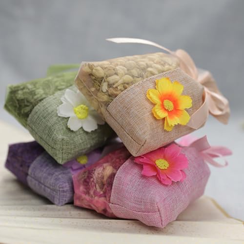 16 pcs pequeñas bolsas sachet con cordón para auto miniatura 3