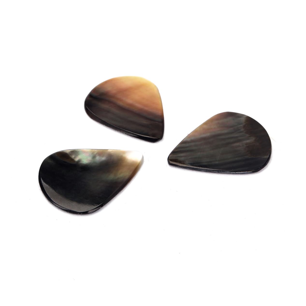 VICASKY 6piezas Púas De Guitarra De Concha Natural y Auténtico Para Guitarra y Ukelele