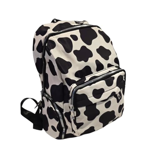 Mochila Estampada Vaquinha Escolar Para Trabalho Faculdade Escola Resistente Notebook Feminina Masculina Resistente