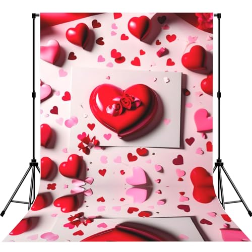 Toile de fond photo Saint-Valentin pour photobooth et portrait de couple