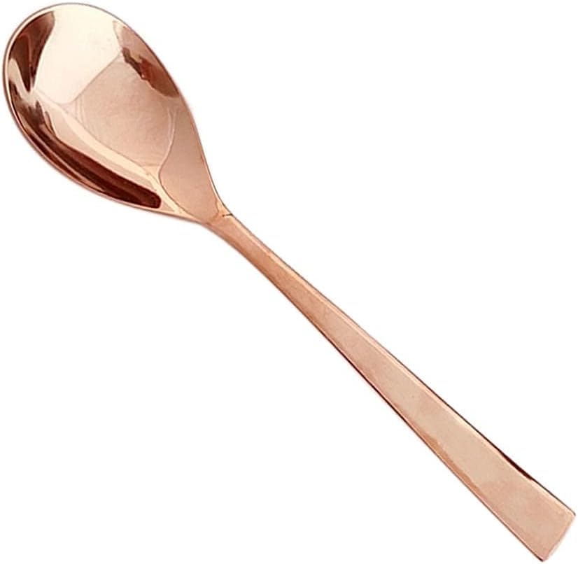 Steel Rose Gold Serving Set – 4 Pcs Hammered Design with 2 Kadhai & 2 Serving Spoons – Traditional Indian Tableware – Rose Gold-Finish Stainless Steel Cookware for Dining & Kitchen