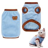 Chaud et confortable : nos pulls pour chat sont fabriqués en peluche courte de haute qualité, douce et élastique, douce pour la peau et respirante, et respectueuse de la fourrure des animaux de compagnie, de sorte que votre animal de compagnie peut le porter au chaud, confortable et sans retenue.