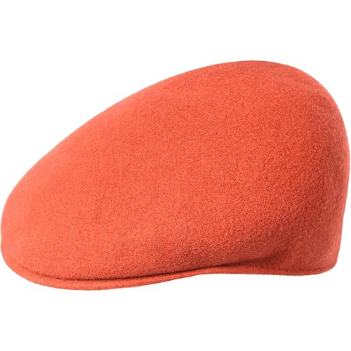 Image of Kangol Wool 504 Hat - Surge/XXL Ivy Caps & Flat Caps, Coral Flame, L