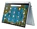 Produktbild ASUS Chromebook Flip C433 Laptop 35.5 cm (14 Zoll, Full HD, 1920x1080, Touch) Notebook (Intel Gold , 8GB RAM, 64GB eMMC, Intel HD-Graphics, Chrome OS) Silver/QWERTZ