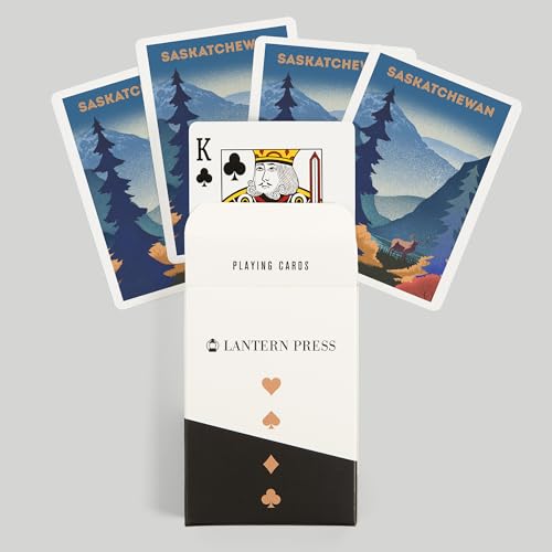 52 Naipes Póker Estampado Elk y Montañas miniatura 6