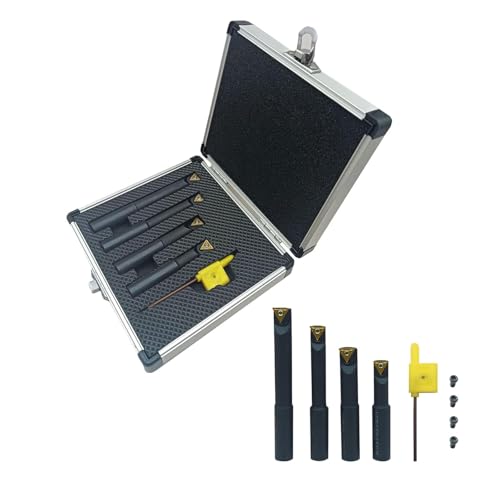 Porte-outils de tournage indexables GBJ 1,27 cm avec 4 inserts TCMT21.51 pour acier