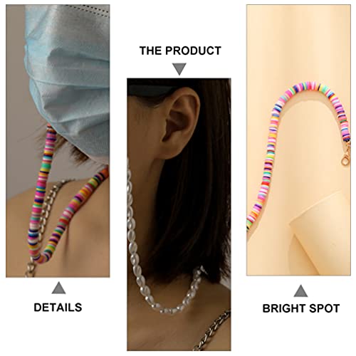 Holibanna Corrente de óculos boho com contas para óculos de leitura, corrente, colar, cordão para óc