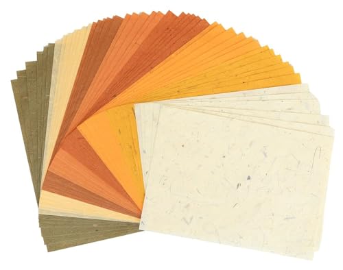 Papier de mûrier résistant A5 50 feuilles pour pliage origami et arts créatifs durables