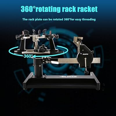 GT-160 Tennis Racket Stringing Machine Manual Desktop Progression Racket String Tools, with Tools and Accessories