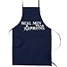 Real Men Wear Aprons Masonic Cooking Kitchen Apron - [Navy Blue]