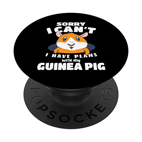 Sorry I Can't Meerschweinchen niedlich witzige Sprüche PopSockets PopGrip: Ausziehbarer Sockel und Griff für Handys/Tablets mit Tauschbarem Top