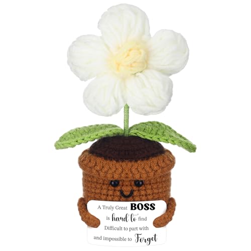 Norme crochet flower boss gift with card