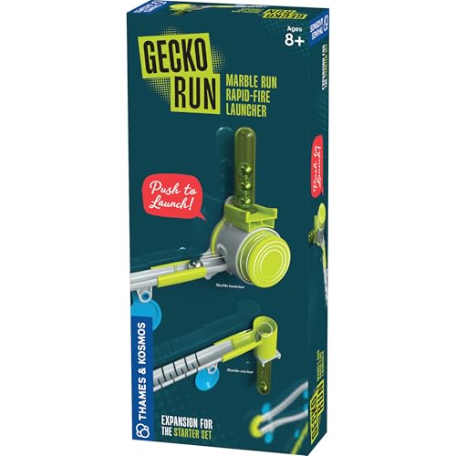 Gecko Run: Marble Run - Rapid-Fire Launcher Expansion | Construction Set - image 1