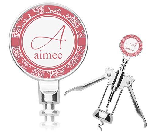 Personalized Coral Corkscrew