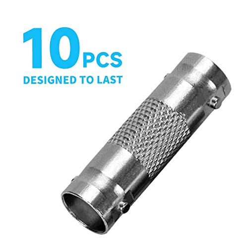 ANLINK 10 Pack BNC Female to Female Connector, 10 PCS BNC Barrel Coupler Connector Adapter for CCTV Camera Survelliance System - Image 5