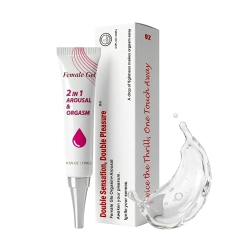 Weibliches Intimgel – Schnell wirkendes Stimulationsgel zur Steigerung von Sensibilität & Lust, sorgt für Wärme- & Kribbleffekt, geeignet für Frauen und Paare (15 ml / 0,5 fl oz)