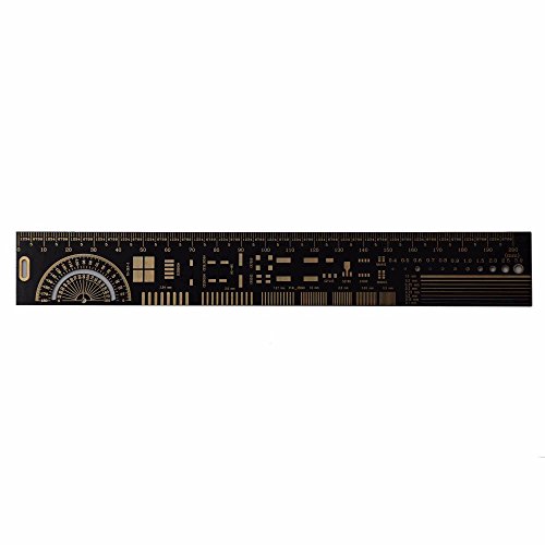 Regla PCB de 30cm y 20cm con transportador preciso miniatura 5
