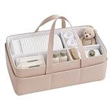Koala Babycare Organizer Fasciatoio per Neonati - Cestino Porta Pannolini Portatile con Divisori Rimovibili - Organizer Pannolini per Cambio Pannolino e Cameretta Neonato - Perfetto Come Idea Regalo