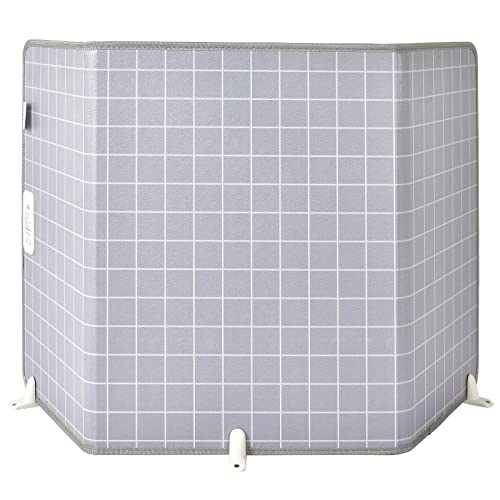 【Amazon限定ブランド】ktshop パネルヒーター 折りたたみ 電気代 足元 3面 デスク 遠赤外線 電気 デスクヒーター ペット トイレ オフィス フットヒーター 暖房 (グレー)