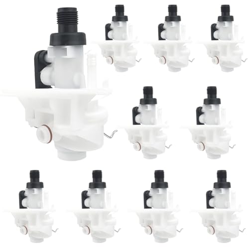 Image of 10 Pack 31705 RV Toilet Water Valve Kit, RV Toilet Parts Fit for V High and Low Models, RV Toilet Water Valve RV Toilet Valve Model for 31688, 31687, 31683, 31648, 31652, 31653, 31672