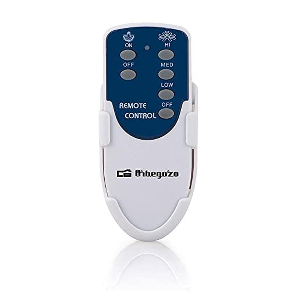 Orbegozo CP 93105 - Ventilador de techo con luz, mando a distancia, 105 cm de diámetro, altura de 41 cm, 3 velocidades de ventilación, silencioso, 50 W